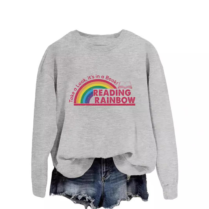 Kvinnor ledig sweatshirt med unik tryck Mirla-Eva Jonsson