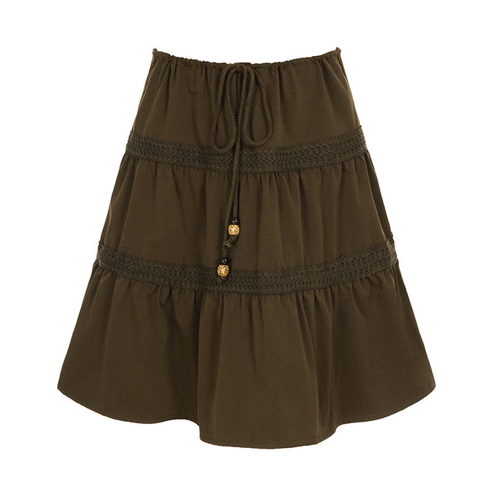 Kvinnor luftig Jumpskirt med elastisk midja och rynkor Mirla-Eva Jonsson