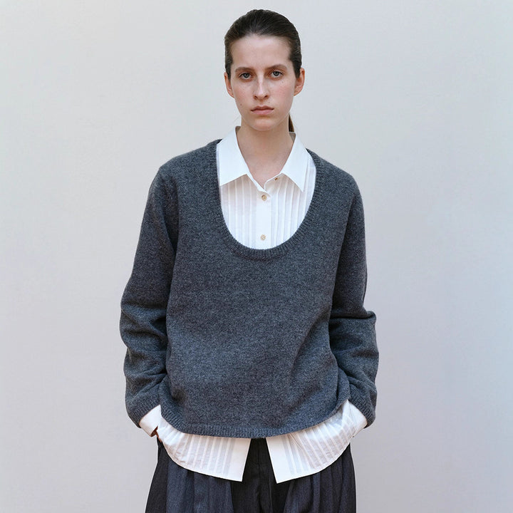 Kvinnor luftig skjorta blus med texturerad design Mirla-Eva Jonsson