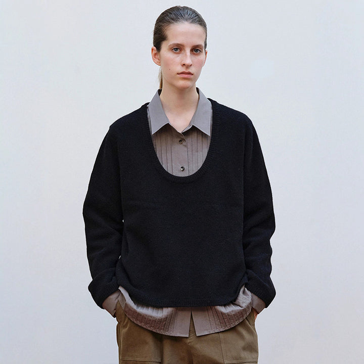 Kvinnor luftig skjorta blus med texturerad design Mirla-Eva Jonsson