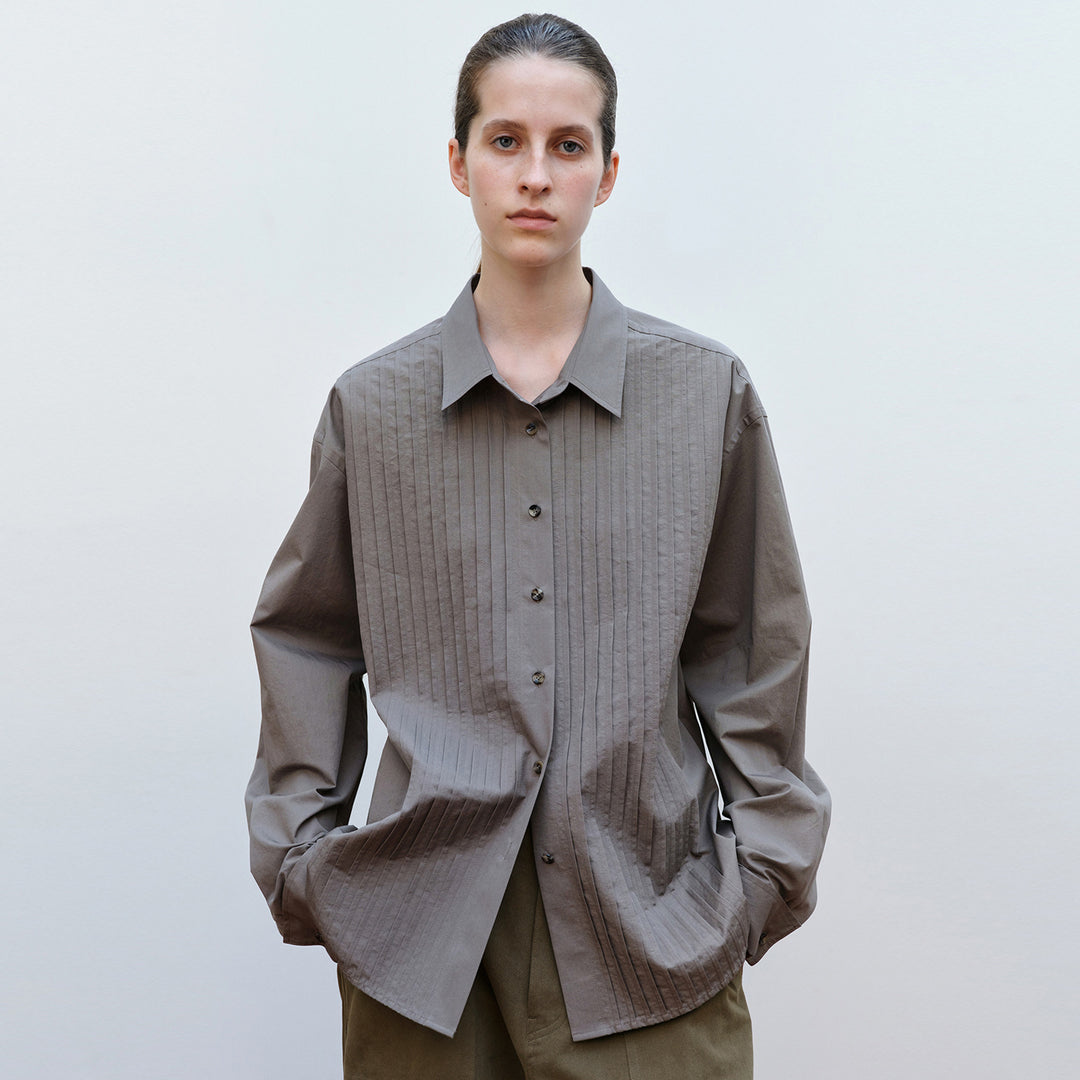 Kvinnor luftig skjorta blus med texturerad design Mirla-Eva Jonsson