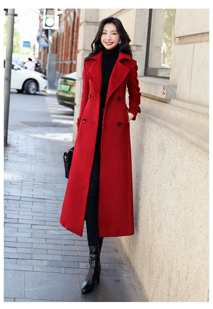 Kvinnor lyxig trenchcoat Eva Jonsson-Eva Jonsson