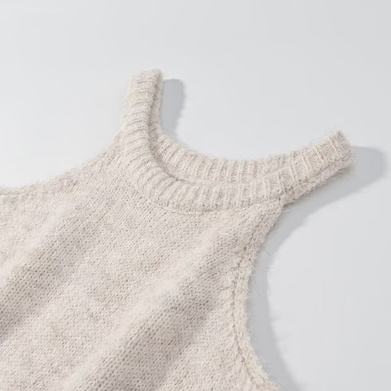 Kvinnor mjuk stickad kappa med vid passform och eleganta detaljer Mirla-Eva Jonsson