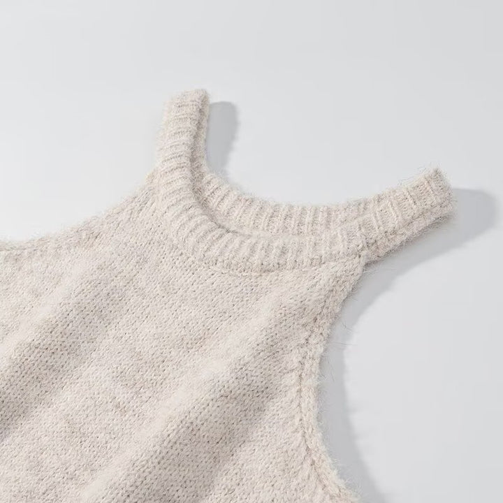 Kvinnor mjuk stickad kappa med vid passform och eleganta detaljer Mirla-Eva Jonsson