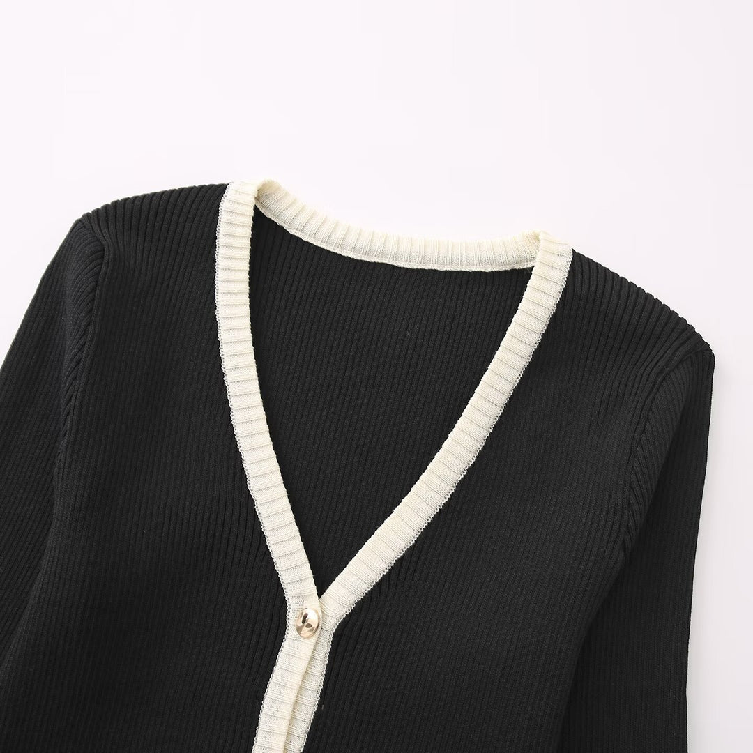 Kvinnor mode cardigan med volangdesign Mirla-Eva Jonsson