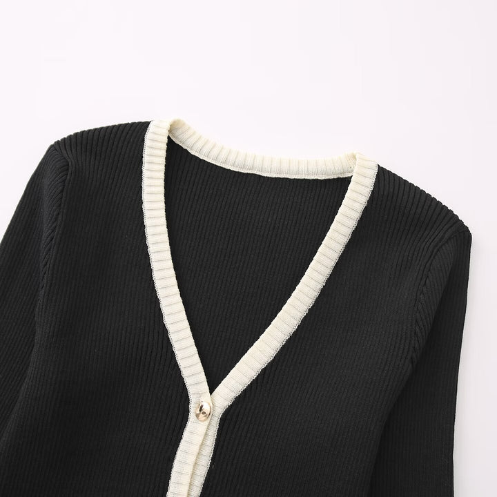 Kvinnor mode cardigan med volangdesign Mirla-Eva Jonsson