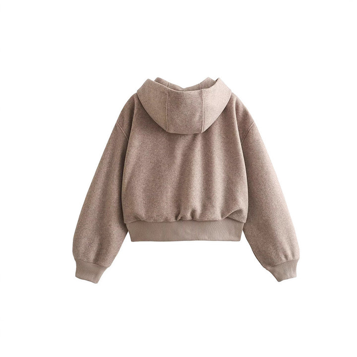 Kvinnor mode hoodie jacka i högkvalitativt material Mirla-Eva Jonsson