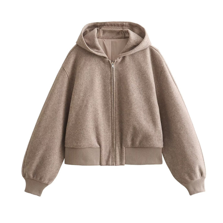 Kvinnor mode hoodie jacka i högkvalitativt material Mirla-Eva Jonsson