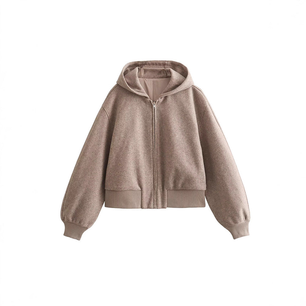 Kvinnor mode hoodie jacka i högkvalitativt material Mirla-Eva Jonsson