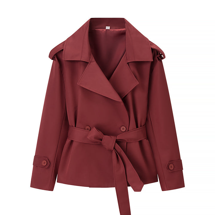 Kvinnor mode trenchcoat-jacka med bälte Mirla-Eva Jonsson