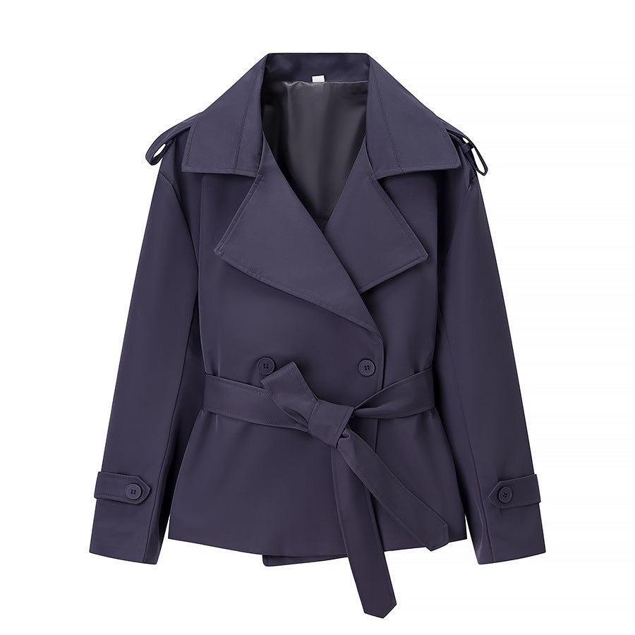 Kvinnor mode trenchcoat-jacka med bälte Mirla-Eva Jonsson