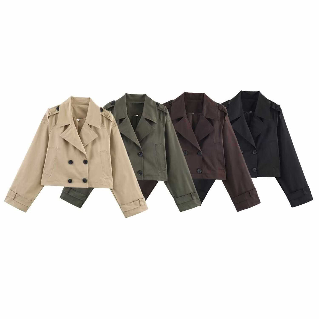 Kvinnor moderiktig cropped trenchcoatjacka Eva Jonsson 1760902734-Eva Jonsson