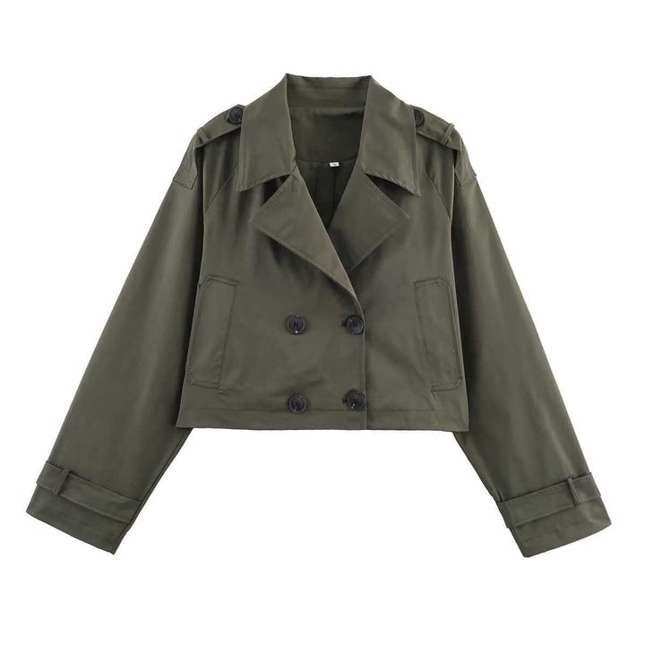 Kvinnor moderiktig cropped trenchcoatjacka Eva Jonsson 1760902734-Eva Jonsson