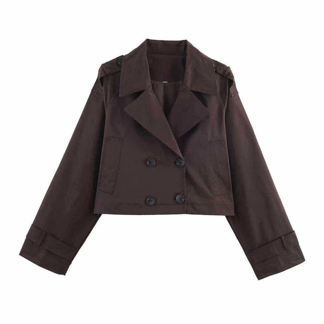 Kvinnor moderiktig cropped trenchcoatjacka Eva Jonsson 1760902734-Eva Jonsson