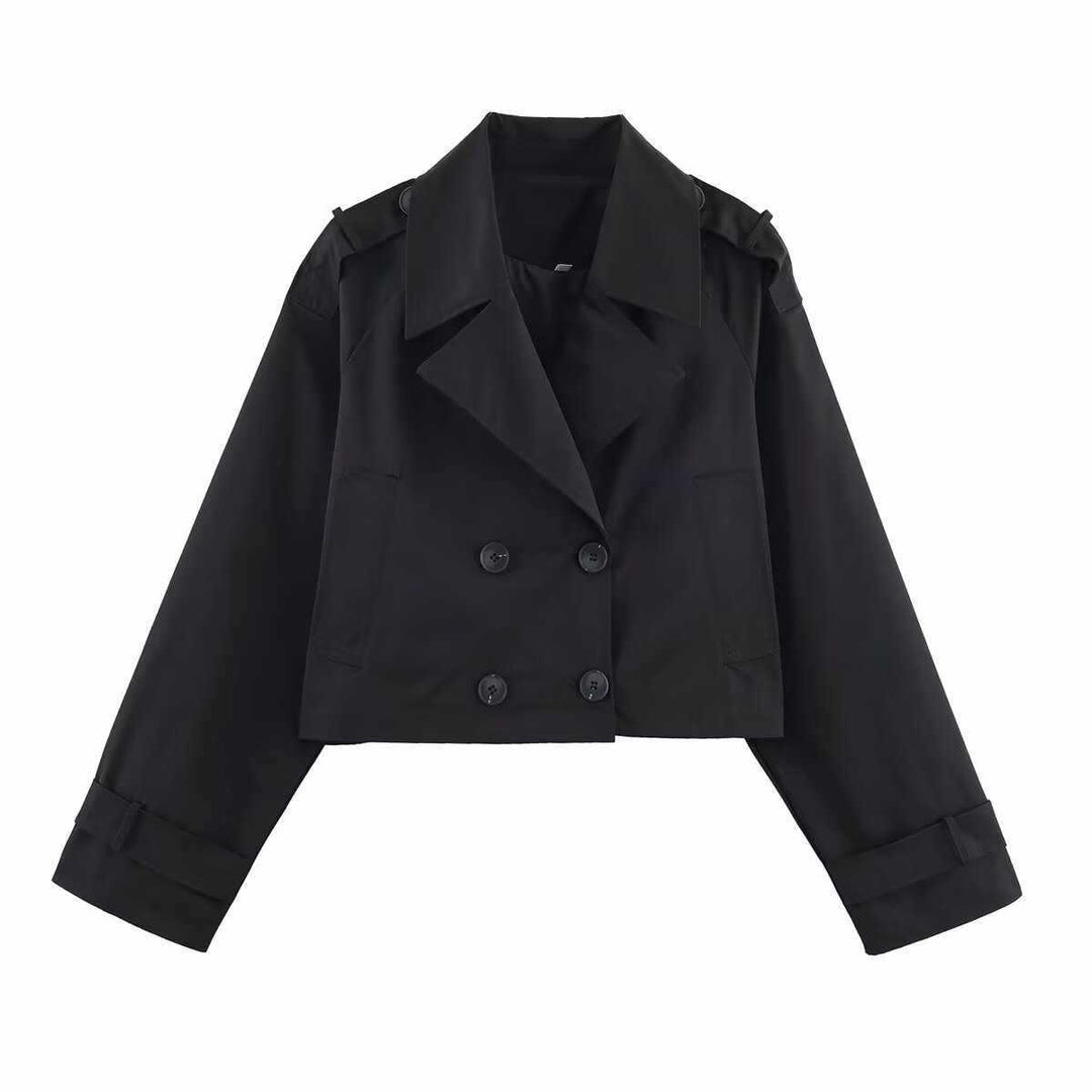 Kvinnor moderiktig cropped trenchcoatjacka Eva Jonsson 1760902734-Eva Jonsson