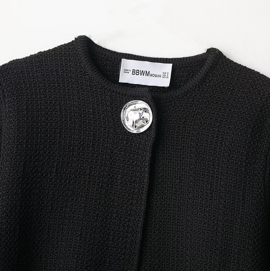 Kvinnor modesh cardigan med eleganta knappr detaljer Mirla-Eva Jonsson