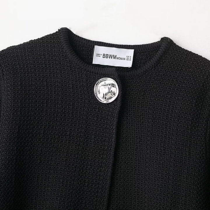 Kvinnor modesh cardigan med eleganta knappr detaljer Mirla-Eva Jonsson