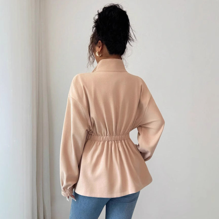 Kvinnor modisk blousonjacka med figursydd design Mirla-Eva Jonsson