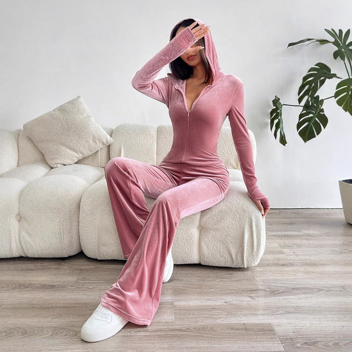 Kvinnor mysig hoodie jumpsuit Mirla-Eva Jonsson
