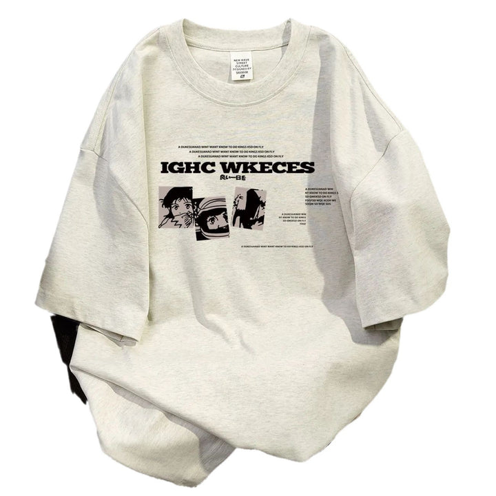 Kvinnor oversized grafisk T-shirt Mirla-Eva Jonsson