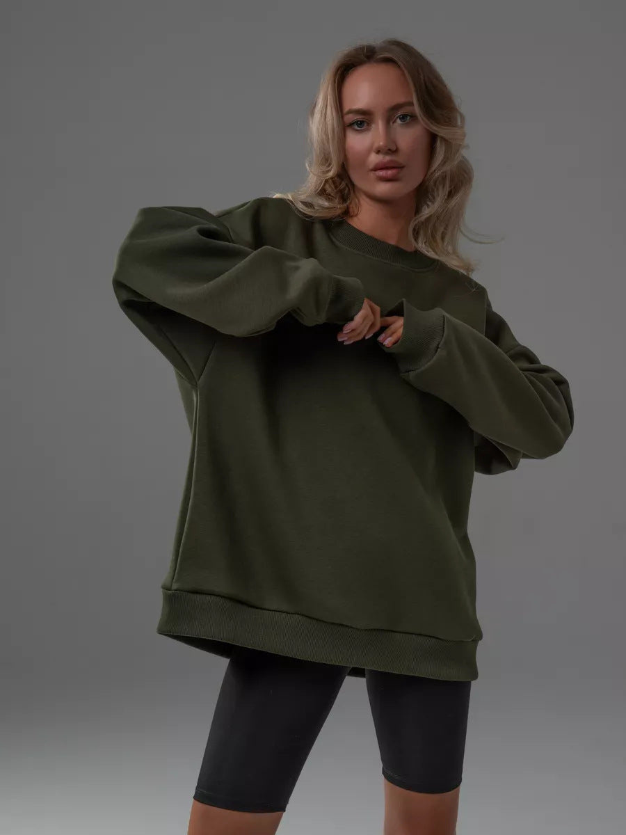 Kvinnor oversized sweatshirt med avslappnad passform Mirla-Eva Jonsson