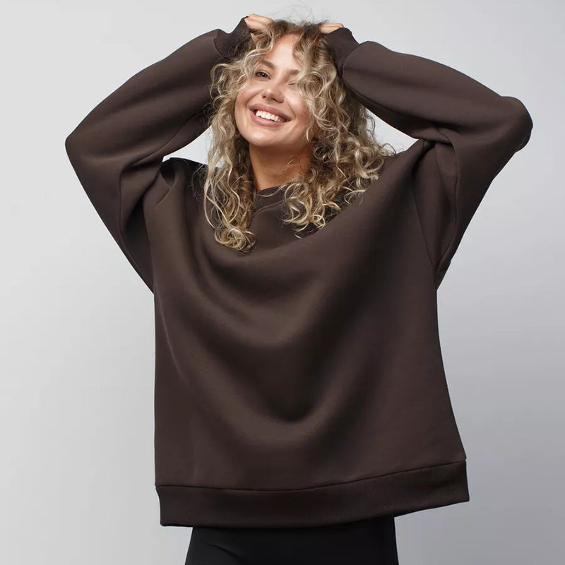 Kvinnor oversized sweatshirt med avslappnad passform Mirla-Eva Jonsson