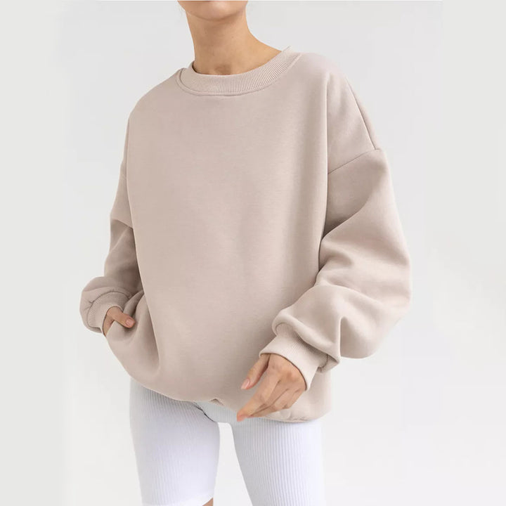 Kvinnor oversized sweatshirt med avslappnad passform Mirla-Eva Jonsson