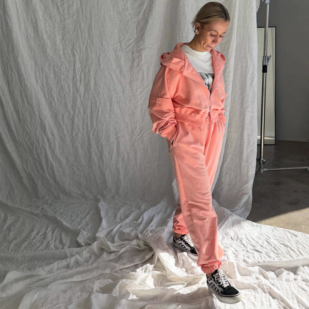 Kvinnor sportig hoodtröja med lös passform Mirla-Eva Jonsson