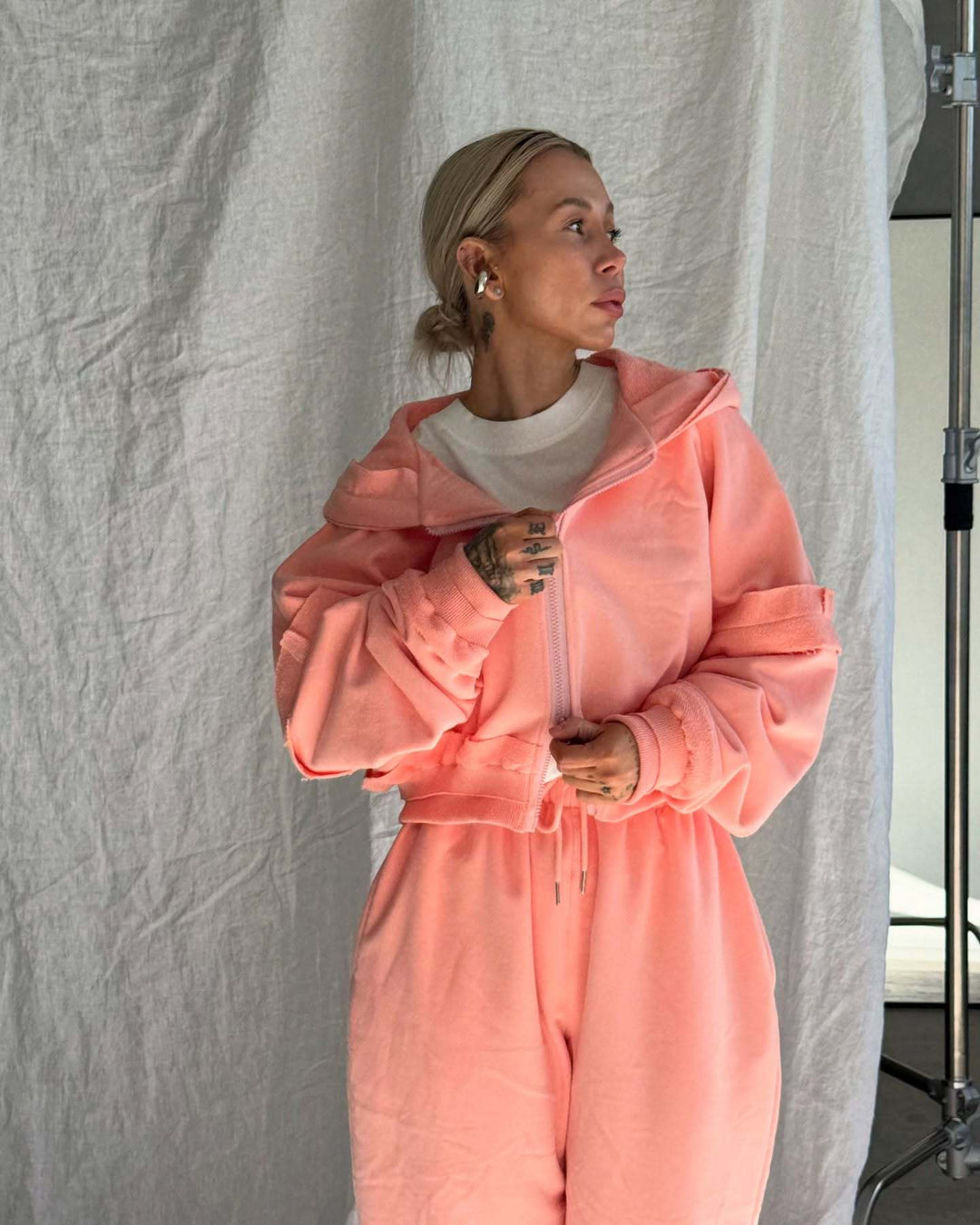 Kvinnor sportig hoodtröja med lös passform Mirla-Eva Jonsson