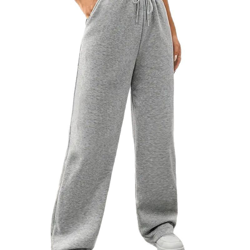 Kvinnor vida fritids-joggingbyxor med elastisk midja och praktiska fickor Mirla-Eva Jonsson