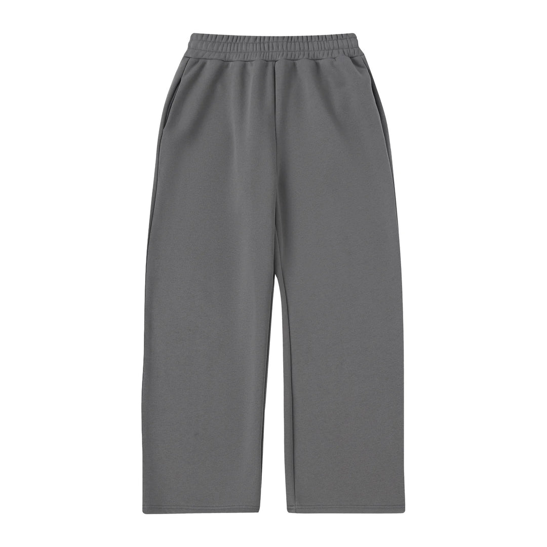 Kvinnor vida fritids-joggingbyxor med elastisk midja och praktiska fickor Mirla-Eva Jonsson