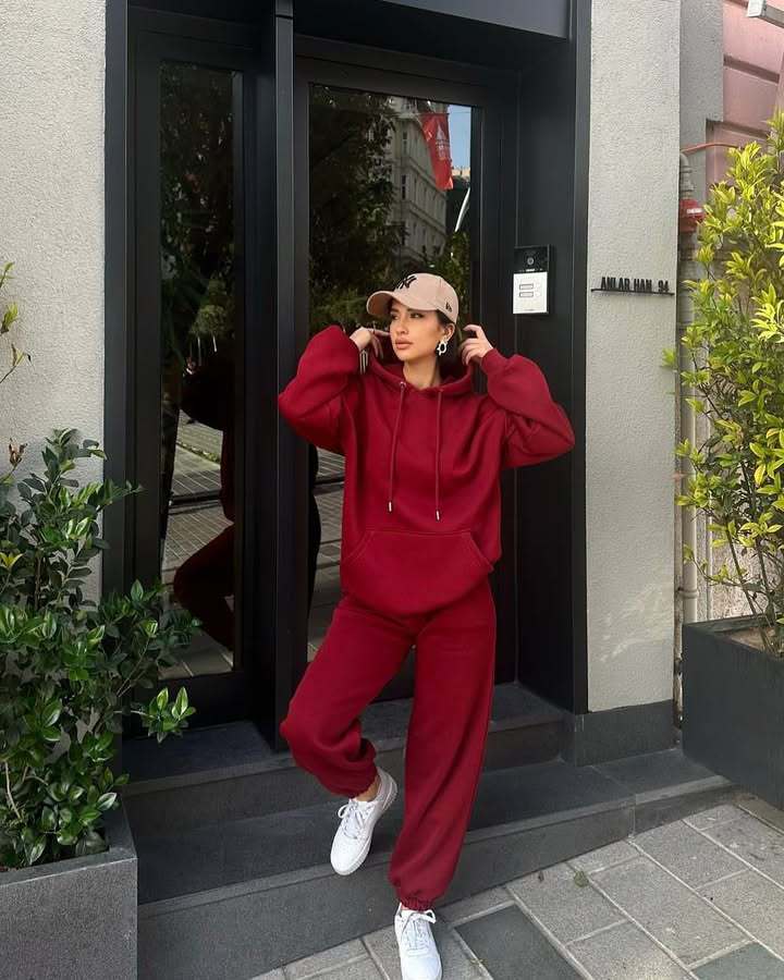 Kvinnors Bekväma Oversized Fleece Hoodie Mirla-Eva Jonsson