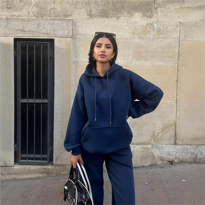Kvinnors Bekväma Oversized Fleece Hoodie Mirla-Eva Jonsson