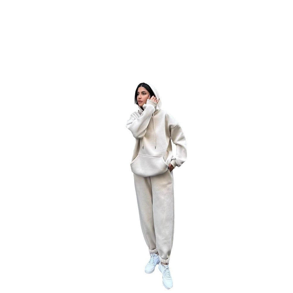 Kvinnors Bekväma Oversized Fleece Hoodie Mirla-Eva Jonsson
