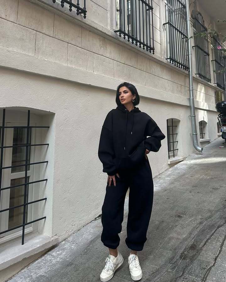 Kvinnors Bekväma Oversized Fleece Hoodie Mirla-Eva Jonsson