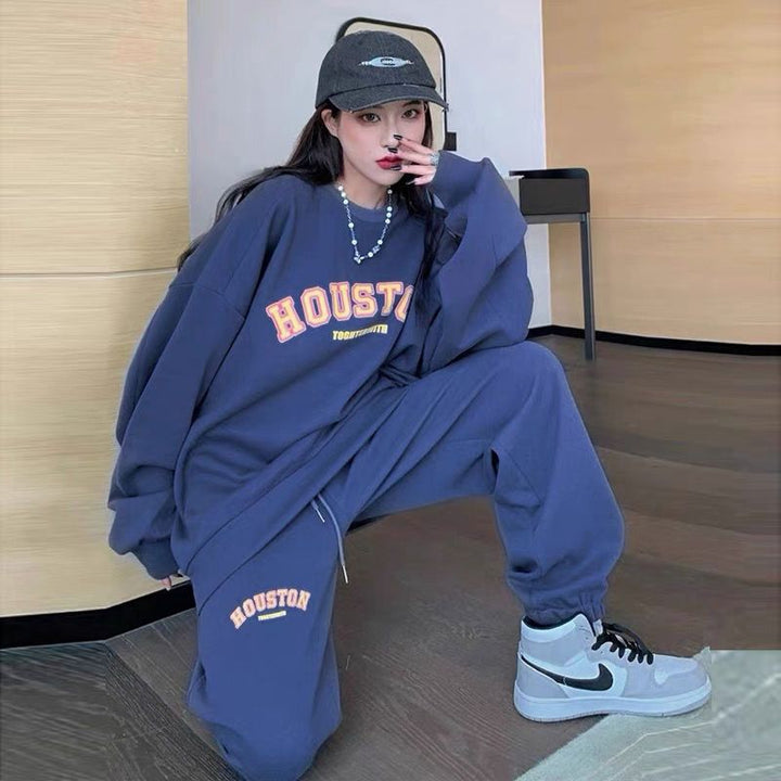 Kvinnors Bekväma Oversized Tröja-byxa Kombination Mirla-Eva Jonsson