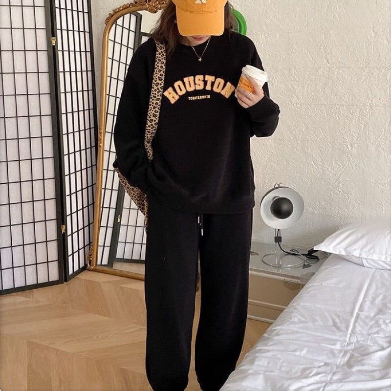 Kvinnors Bekväma Oversized Tröja-byxa Kombination Mirla-Eva Jonsson