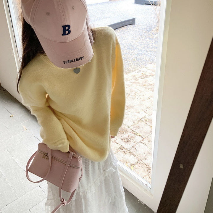 Kvinnors Bekväma Stickade Tröja med Oversized Snitt Mirla-Eva Jonsson