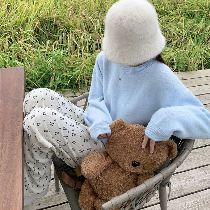 Kvinnors Bekväma Stickade Tröja med Oversized Snitt Mirla-Eva Jonsson