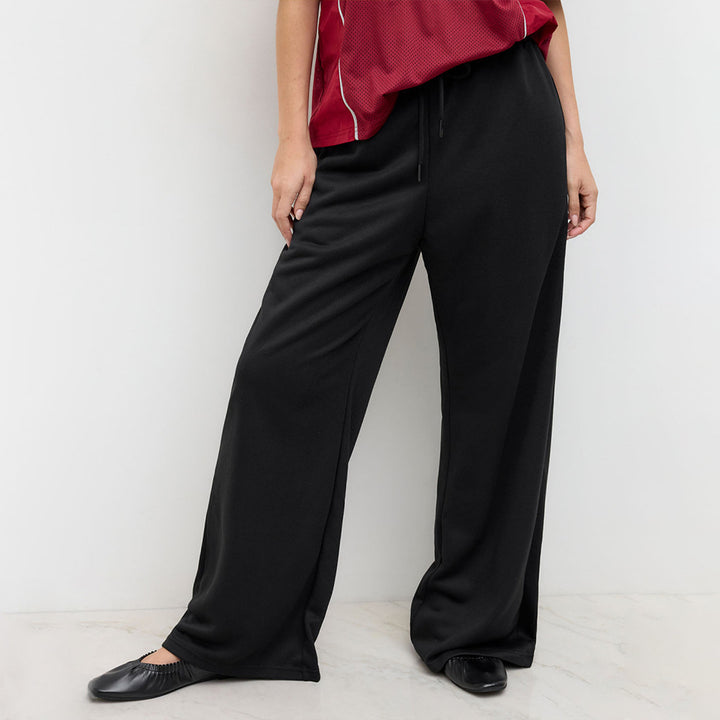 Kvinnors Bekväma Sweatpants med Hög Midja och Löst Passform Mirla-Eva Jonsson
