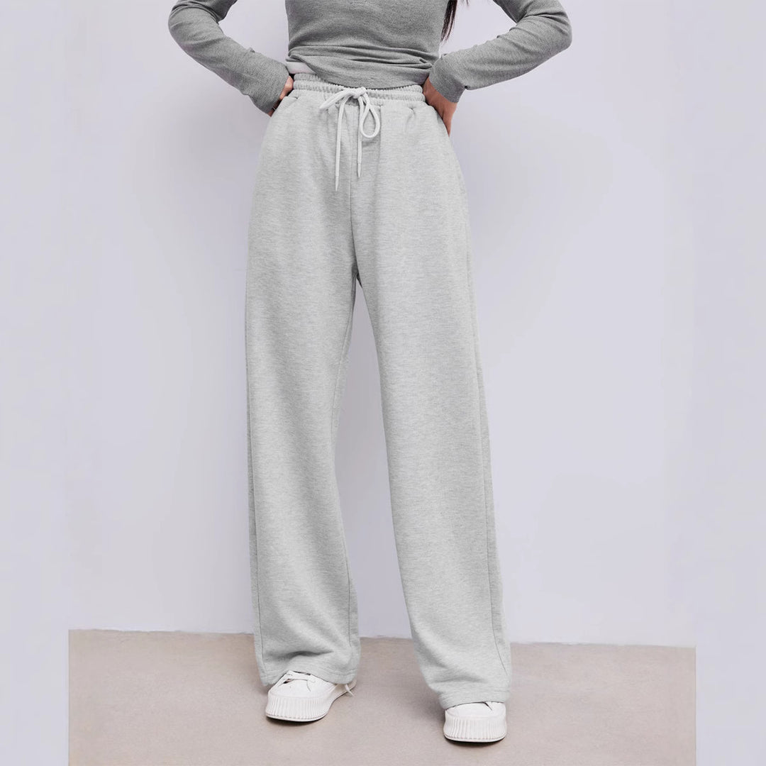 Kvinnors Bekväma Sweatpants med Hög Midja och Löst Passform Mirla-Eva Jonsson