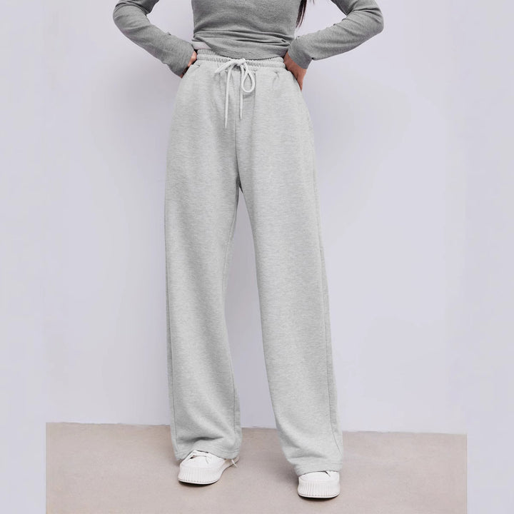 Kvinnors Bekväma Sweatpants med Hög Midja och Löst Passform Mirla-Eva Jonsson