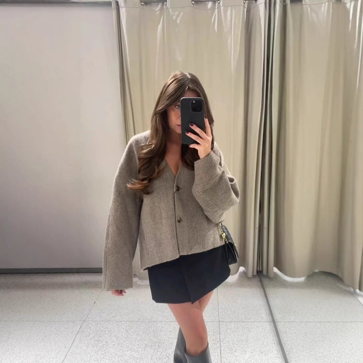 Kvinnors Bekväma och Enkla Blazer Jacka Mirla-Eva Jonsson