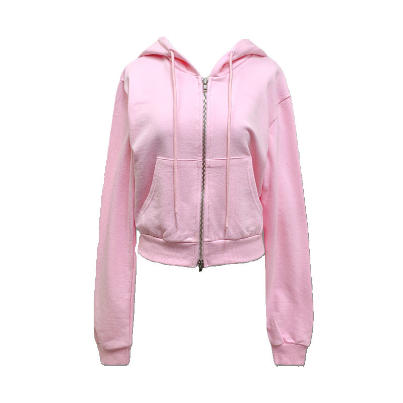 Kvinnors Crop Hoodie och Vida Ben Joggingbyxor Set Mirla-Eva Jonsson