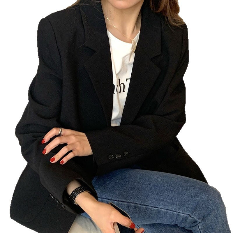 Kvinnors Elegant Blazer Jacka med Fickor Mirla-Eva Jonsson