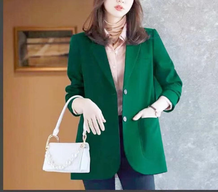 Kvinnors Elegant Blazer Jacka med Fickor Mirla-Eva Jonsson
