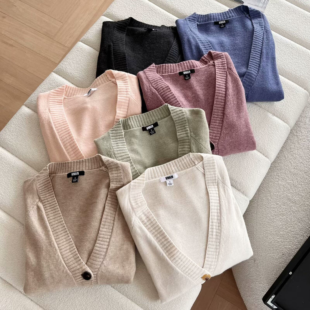 Kvinnors Elegant K cardigan med Praktiska Fickor Mirla-Eva Jonsson