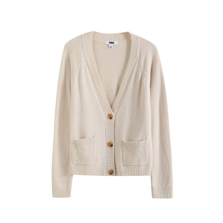 Kvinnors Elegant K cardigan med Praktiska Fickor Mirla-Eva Jonsson