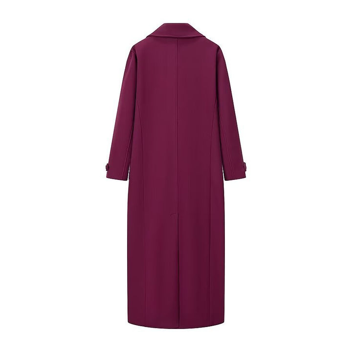 Kvinnors Elegant Trench Coat med Dubbelknäppt Design Mirla-Eva Jonsson
