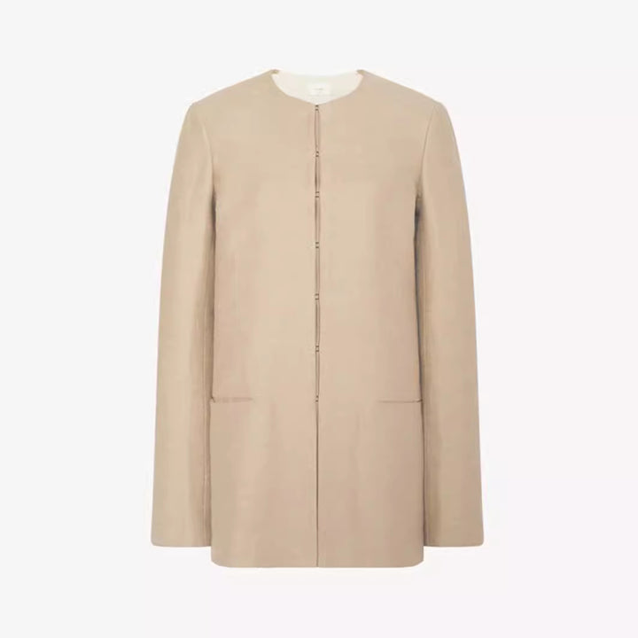 Kvinnors Elegant och Strukturerad Blazer med Minimalistisk Knapplist Mirla-Eva Jonsson